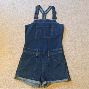 Joe’s Jeans Denim Short Overalls | Size S